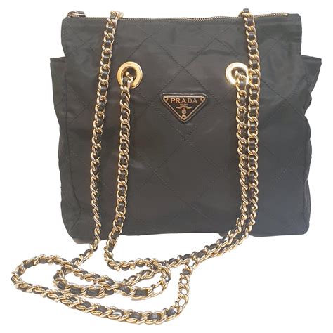 prada city bag black|Prada nylon bags women.